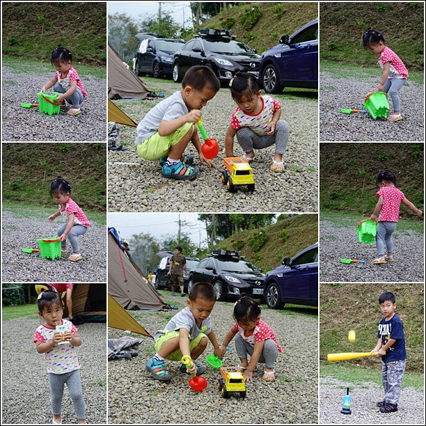 play at the camping site